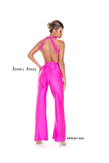 Jessica Angel 854 Flare Leg Convertible Jumpsuit