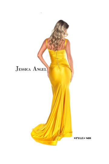 Jessica Angel 869 Two Strap Ruched Dress