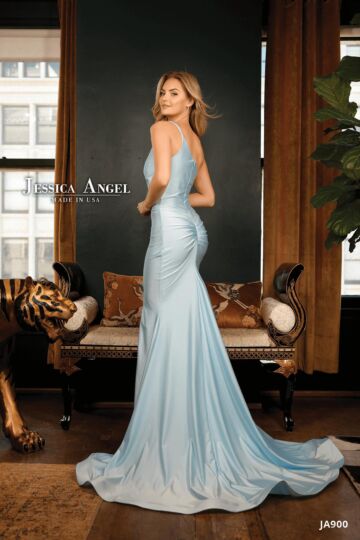 Jessica Angel 900 Slit Skirt One Shoulder Dress