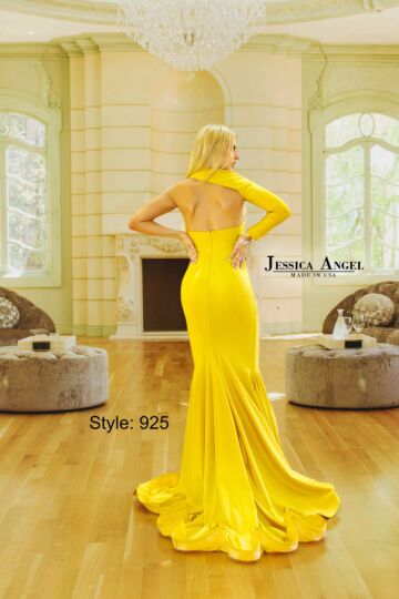 Jessica Angel 925 Asymmetric Neckline One Sleeve Dress