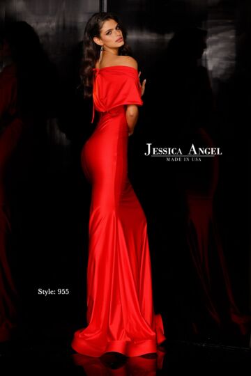Jessica Angel 955 Off The Shoulder Short Sleeve Dress