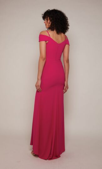 Alyce Paris 27645 High Slit Off The Shoulder Dress