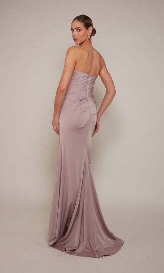 Alyce Paris 27658 Pleated Bodice Strapless Dress