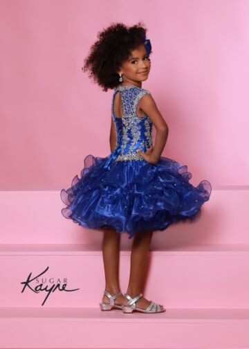 Sugar Kayne C210 Cutout Back Jewel Neck Dress