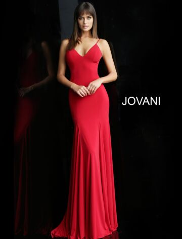 Jovani 63564 Backless Jersey Dress