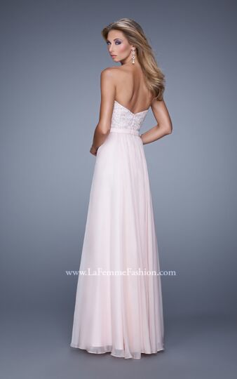 La Femme 20447 Sweetheart Neckline A-Line Dress