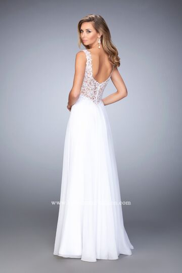 La Femme 21550 Sweetheart Neckline Full Skirt A-Line Dress