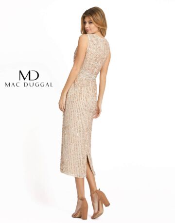 Mac Duggal A10509 Jewel Neckline Sequin Dress