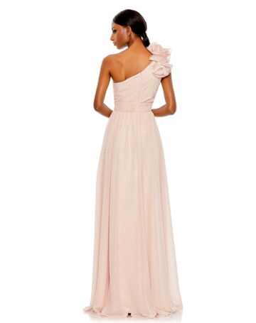 Mac Duggal 49536 One Shoulder Dotted Dress