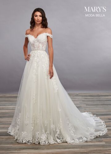 Marys Bridal MB2090 Off The Shoulder Bridal Gown