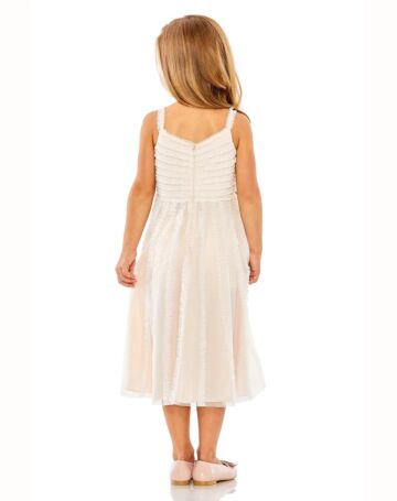 Mac Duggal 8066 Ruffled Spaghetti Straps Mini Pageant Dress