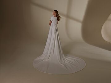 Mori Lee 4130 Marin Button Back Strapless Bridal Gown