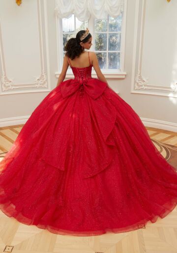 Mori Lee 60206 Sheer Bodice Bolero Jacket Quinceanera Dress