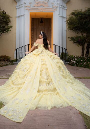 Mori Lee 4080058 Colette Ruffle Tulle Skirt Corset Vestido XV