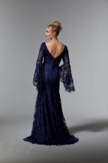 Mori Lee MGNY 72930 Sweetheart Neck Bell Sleeves Dress