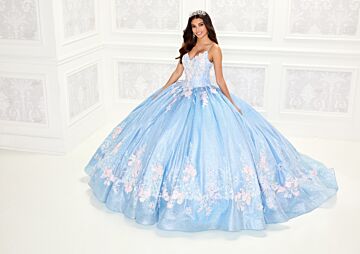 Princesa by Ariana Vara PR30083 Spaghetti Strap Quinceanera Dress