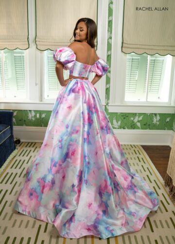 Rachel Allan 70921 High Slit Two Piece Dress