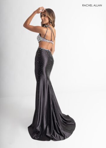 Rachel Allan 70943 One Shoulder Embellished Dress