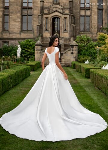 Rachel Allan RB7021 Sweetheart Neck Cap Sleeve Mermaid Bridal Gown