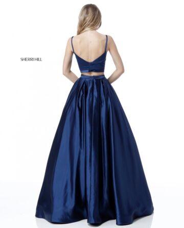 Sherri Hill 51673 Two Piece Prom Gown with Pockets