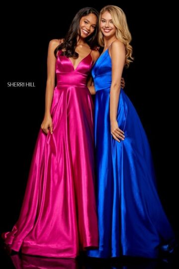 Sherri Hill 52195 Spaghetti Strap Prom Dress