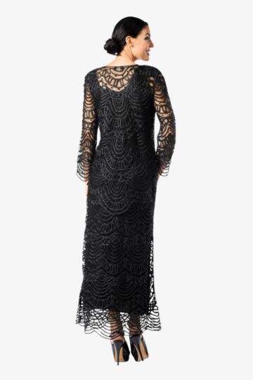 Soulmates C1060 Scalloped Lace Three Piece Dress