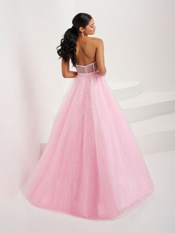 Tiffany Designs 16083 Detached Sleeve Strapless Corset Dress