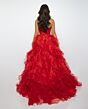 Ava Presley 39555 Ruffle Skirt Strapless Dress