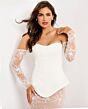 Jovani 45326 Detachable Illusion Sleeve Peplum Dress