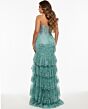 Jovani 43171 Ruffle Skirt Illusion Corset Dress