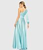 Mac Duggal 49141 Single Sleeve High Low Dress