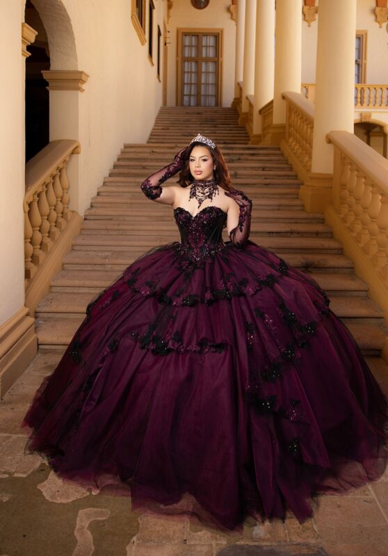 Wine/Black/Gold