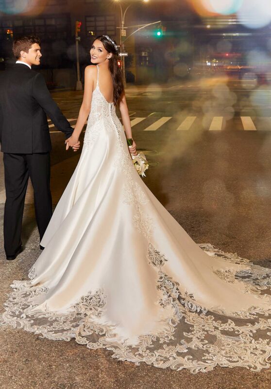 Mori Lee 1017 Sheridan Cutaway Train Bridal Dress