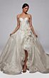 Alyce Paris 50000 Corset Bodice Drop Waist Taffeta Bridal Gown