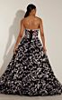Alyce Paris 61986 Slit Skirt Floral Dress