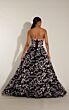 Alyce Paris 61986 Slit Skirt Floral Dress