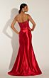 Alyce Paris 62008 Strapless Corset Bodice Satin Skirt Dress