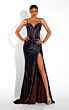 Alyce Paris 62117 Spaghetti Strap Lace-Up Back Dress