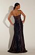 Alyce Paris 62117 Spaghetti Strap Lace-Up Back Dress