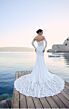 Sophia Tolli Y3180 Lucie Scoop Neckline and Off the shoulder Wedding Dress