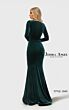 Jessica Angel JA2669 Square Neck Long Sleeve Velvet Dress