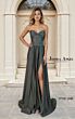 Jessica Angel JA2688 High Slit Strapless A-Line Dress