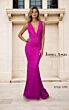 Jessica Angel 2775 Lace Plunging Neck Ruched Derriere Dress