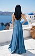 Jessica Angel 2799 High Slit Halter Neck A-Line Dress