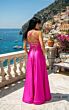 Jessica Angel 2800 A-Line Spaghetti Strap Lace-Up Back Dress