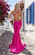Jessica Angel 2812 Spaghetti Strap Cross Back Mermaid Dress