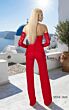 Jessica Angel 2826 Peplum Waist Lace Corset Bodice Jumpsuit