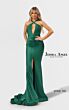 Jessica Angel 745 Plunging Neckline Lace-Up Dress
