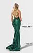 Jessica Angel 745 Plunging Neckline Lace-Up Dress