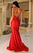 Jessica Angel 2484 Lace-Up Bodice Tie Back Dress